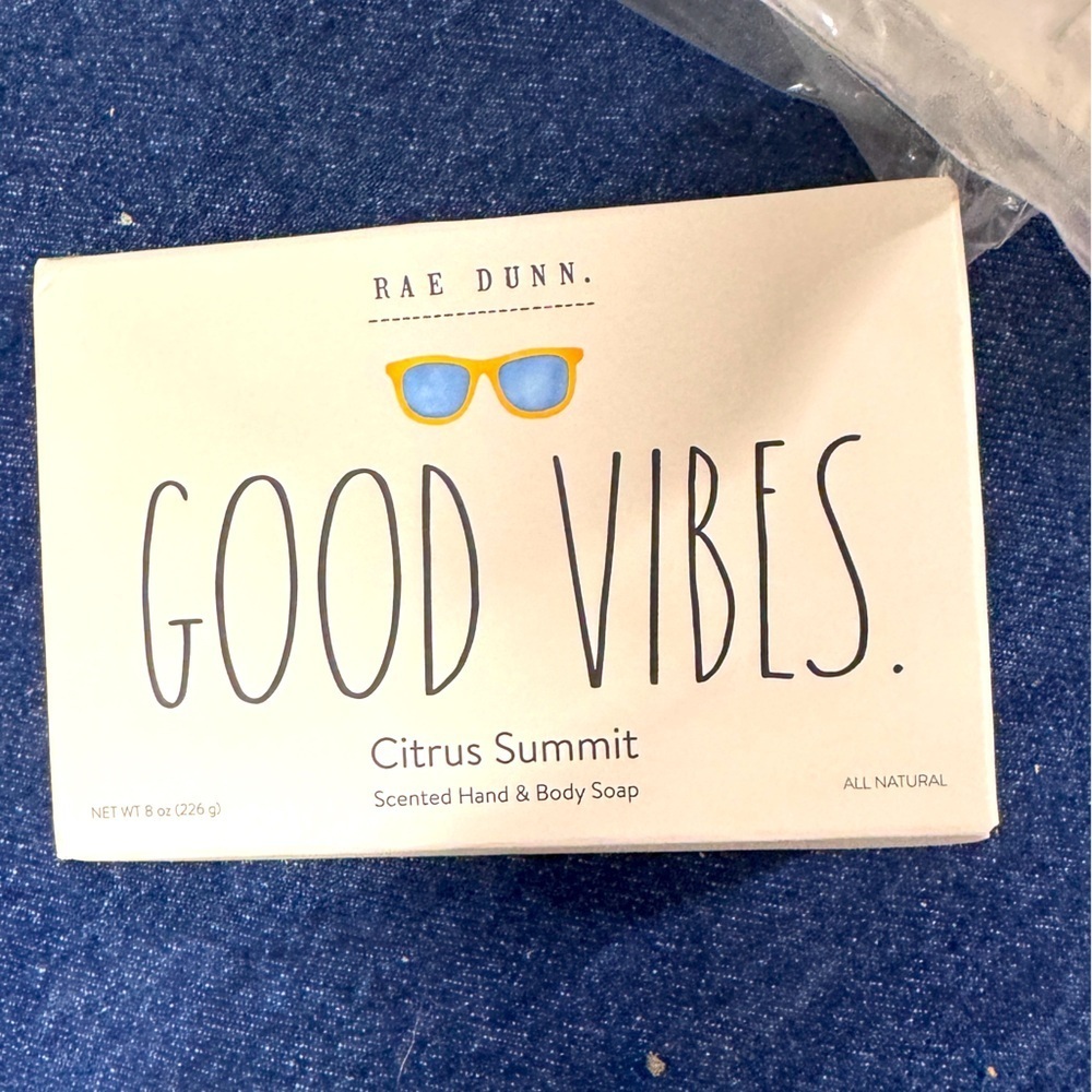 Rae Dunn “Good Vibes” bar of soap